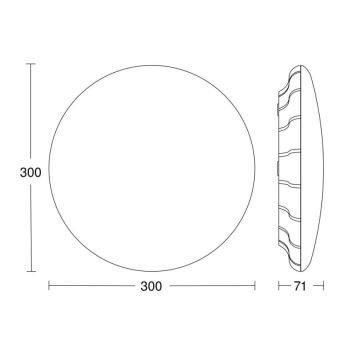 Steinel 081959 - НАБІР 5x Стельовий LED світильник з датчиком RS PRO S20 SC LED/15,7W/230V 3000K