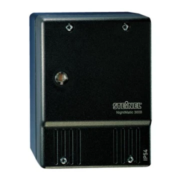 STEINEL 550516 - Датчик освітленості NightMatic 3000 Vario чорний IP54