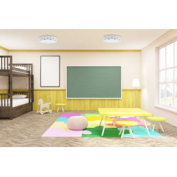 Стельовий LED світильник GALAXY KIDS LED/24W/230V зірочки барвиста