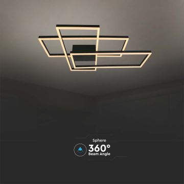 Стельовий LED світильник LED/47W/230V 3000K чорний