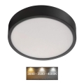 Стельовий LED світильник NEXXO LED/21W/230V 3000/3500/4000K діаметр 22,5 см чорний