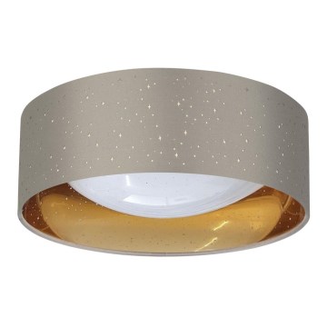 Стельовий LED світильник TULUZA LED/18W/230V діаметр 32 см коричневий