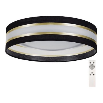 Стельовий LED світильник з регулюванням яскравості SMART CORAL GOLD LED/24W/230V чорний/золотий + дистанційне керування