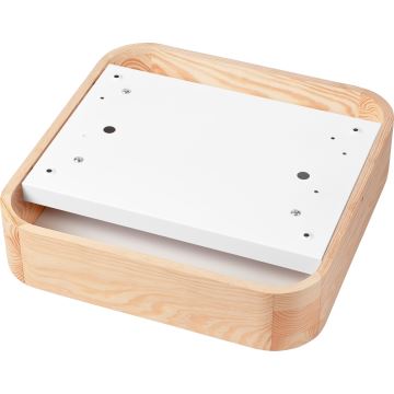 Стельовий світильник NATURAL SQUARE 2xE27/15W/230V 35x35 см сосна