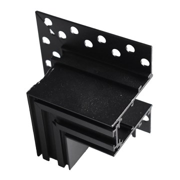 Subsurface Corner Bracket MAGNETIC TRACK Black