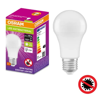 Светодиодная антибактериальная лампа A100 E27/13W/230V 4000K - Osram