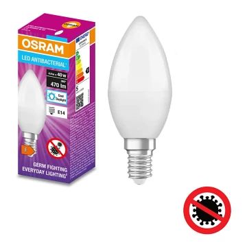 Светодиодная антибактериальная лампа B40 E14/4,9W/230V 6500K - Osram