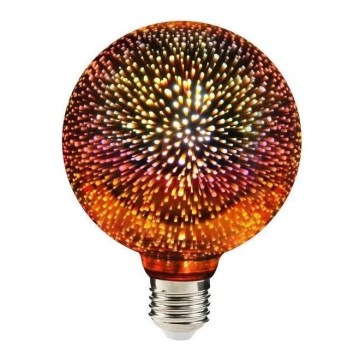 Светодиодная декоративная 3D лампочка E27/2W/230V - Aigostar