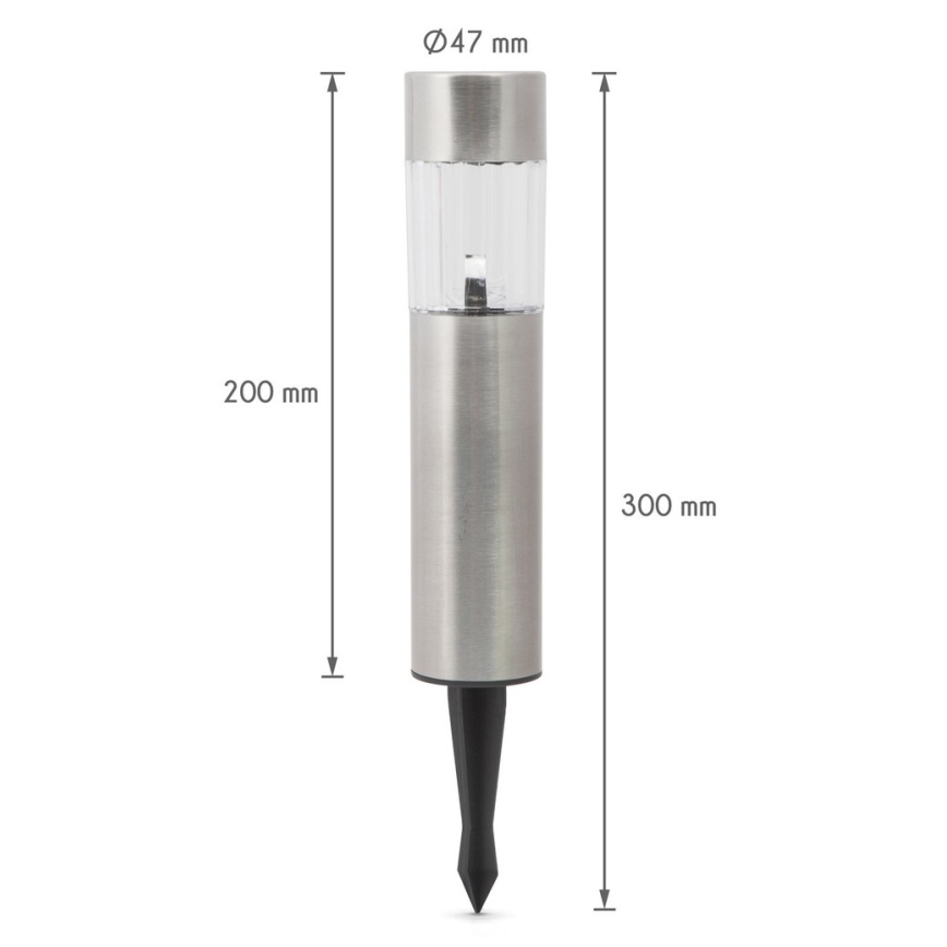 Светодиодная лампа на солнечной батарее LED/1x2/3AAA IP44