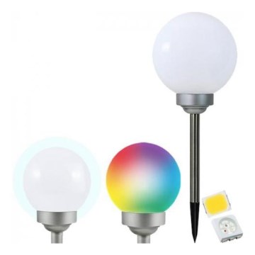 Светодиодная лампа RGB на солнечной батарее LED-RGB/0,2W/AA 1,2V/600мАч IP44