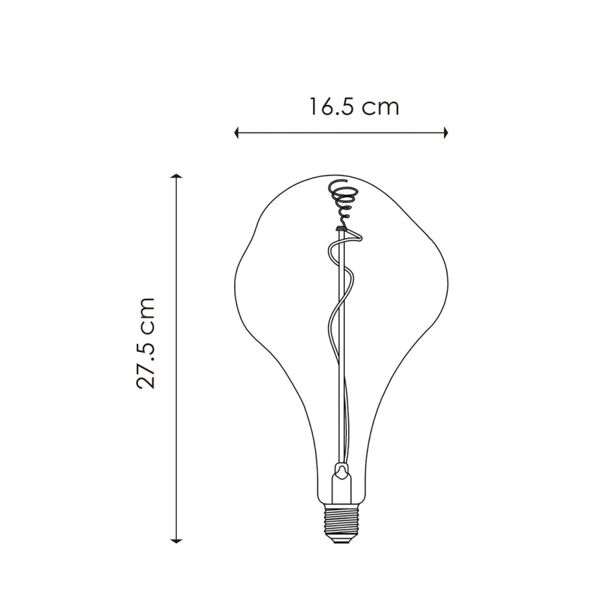 Светодиодная лампа с регулированием яркости VINTAGE EDISON E27/3W/230V 1800K