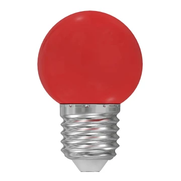 Светодиодная лампочка E27/1W/230V красная