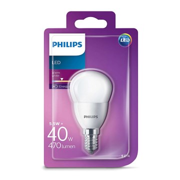 Светодиодная лампочка Philips E14/5,5W/230V