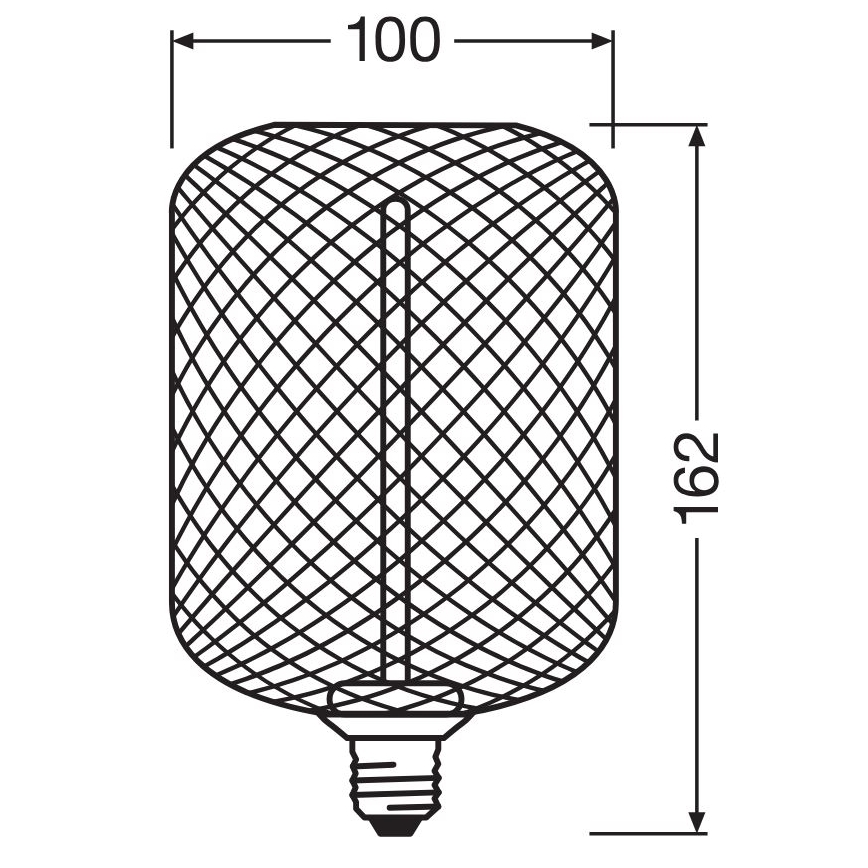 Светодиодная лампочка с регулированием яркости DECOR FILAMENT E27/3,5W/230V 1800K золотистый - Osram