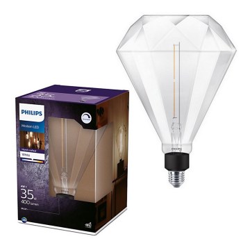 Светодиодная лампочка с регулированием яркости Philips E27/4W/230V 3000K