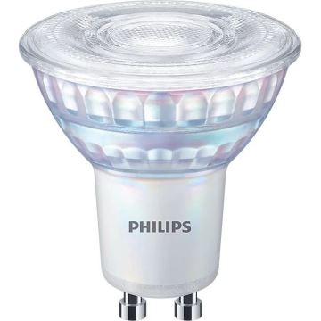 Светодиодная лампочка с регулированием яркости Philips Warm Glow GU10/3,8W/230V 2200-2700K CRI90