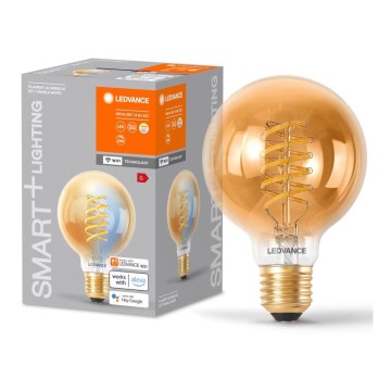 Светодиодная лампочка с регулированием яркости SMART+ FILAMENT GLOBE G80 E27/8W/230V 2200-5000K Wi-Fi - Ledvance