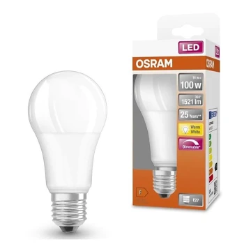 Светодиодная лампочка с регулированием яркости SUPERSTAR E27/14W/230V 2700K - Osram