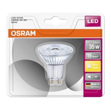 Светодиодная лампочка STAR GU10/2,6W/230V 2700K - Osram