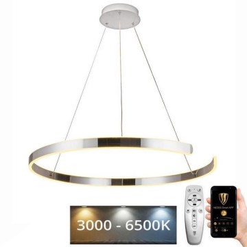 Светодиодная подвесная люстра с регулированием яркости LED/100W/230V 3000-6500K + дистанционное управление