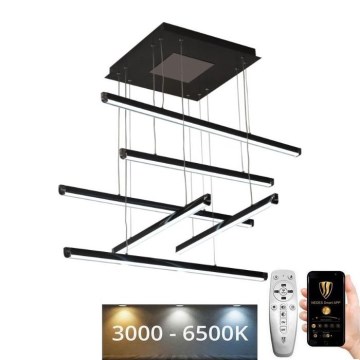 Светодиодная подвесная люстра с регулированием яркости LED/100W/230V 3000-6500K + дистанционное управление