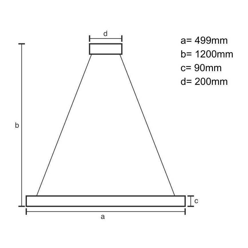 Светодиодная подвесная люстра с регулированием яркости LED/80W/230V 3000-6500K белый + дистанционное управление