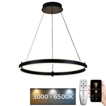 Светодиодная подвесная люстра с регулированием яркости LED/85W/230V 3000-6500K + дистанционное управление