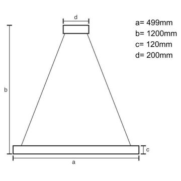 Светодиодная хрустальная подвесная люстра с регулированием яркости LED/90W/230V 3000-6500K черный + дистанционное управление