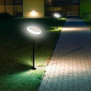 Светодиодная регулируемая лампа на солнечной батарее GARDEN LED/8W/5V 60-129 см 4000K IP65