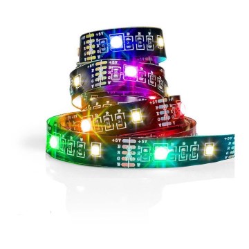 Светодиодная RGB-лента с регулированием яркости SmartLife 2,4 м LED/4W/5V