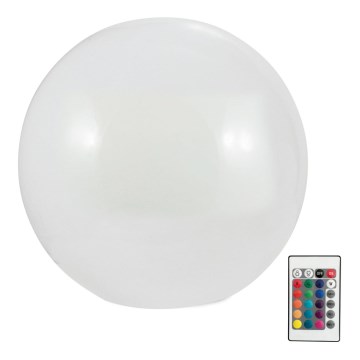 Светодиодная RGBW-лампа на солнечной батарее BALL LED/1,2V диаметр 30 см IP65 + дистанционное управление