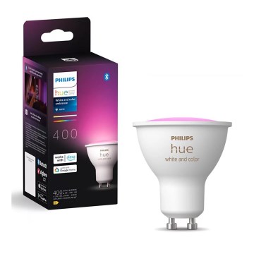 Светодиодная RGBW-лампочка с регулированием яркости Philips Hue White And Color Ambiance GU10/4,2W/230V 2000-6500K