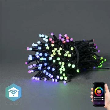 Светодиодная рождественская RGB-гирлянда 168xLED/8 режимов 23м IP44 Wi-Fi Tuya