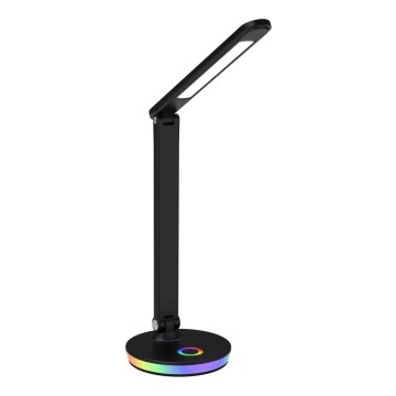 Светодиодная сенсорная настольная RGBW-лампа с регулированием яркости NEPTUN LED/7W/230V черный