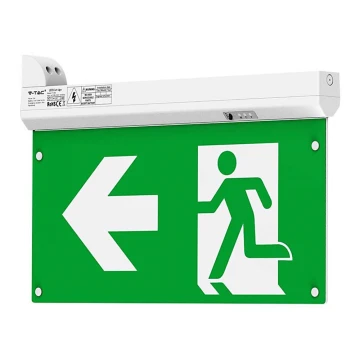 Светодиодный аварийный светильник EMERGENCY EXIT LED/2,5W/230V 4в1 6000K