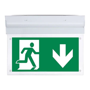 Светодиодный аварийный светильник EMERGENCY EXIT SAMSUNG CHIP LED/2W/230V 6000K