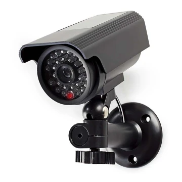 Светодиодный муляж камеры видеонаблюдения с солнечной панелью 2xAA IP44