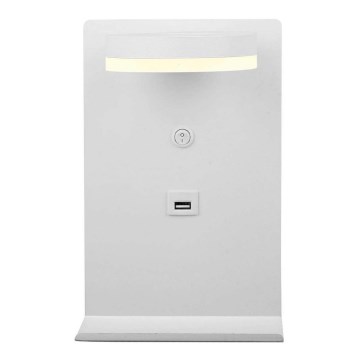 Светодиодный настенный светильник с зарядным устройством COMPACT LED/4W/230V