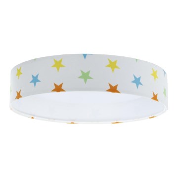 Светодиодный потолочный светильник GALAXY KIDS LED/24W/230V звезды цветной