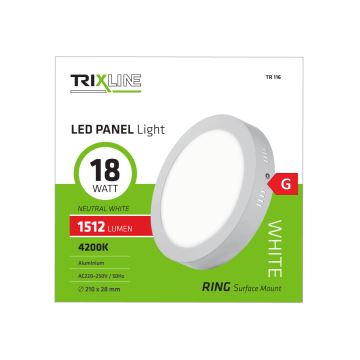 Светодиодный потолочный светильник LED/18W/230V 4200K