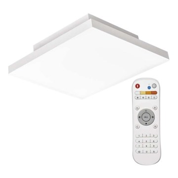 Светодиодный потолочный светильник с регулированием яркости LED/18W/230V 2700K-6000K квадратный CRI 95 + дистанционное управление