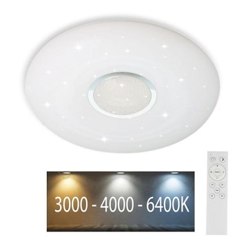 Светодиодный потолочный светильник с регулированием яркости LED/40W/230V 3000K/4000K/6500K + дистанционное управление