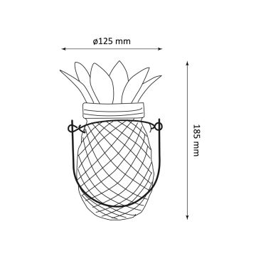 Светодиодный светильник на солнечной батарее JAR LED/1,2V IP44 ананас