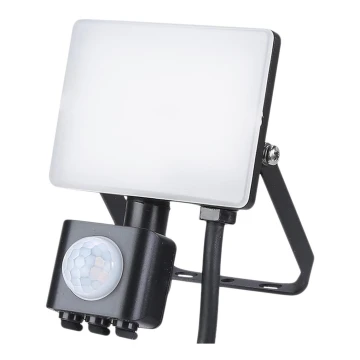 Светодиодный уличный прожектор с датчиком LED/10W/230V 5000K IP44