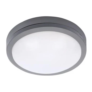 Светодиодный уличный потолочный светильник SIENA LED/20W/230V IP54 диаметр 23 см антрацит