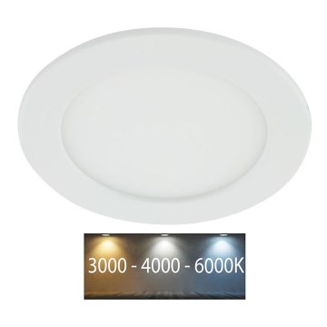 Светодиодный встроенный светильник для ванной комнаты LED/12W/230V 3000/4000/6000K IP44