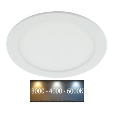 Светодиодный встроенный светильник для ванной комнаты LED/18W/230V 3000/4000/6000K IP44