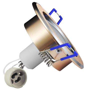 Светодиодный встроенный светильник SUN OLAL 1xGU10/3,5W/230V 3000K диаметр 8,4 см золотистый