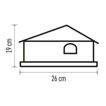 Светодиодное рождественское украшение 5xLED/3xAA