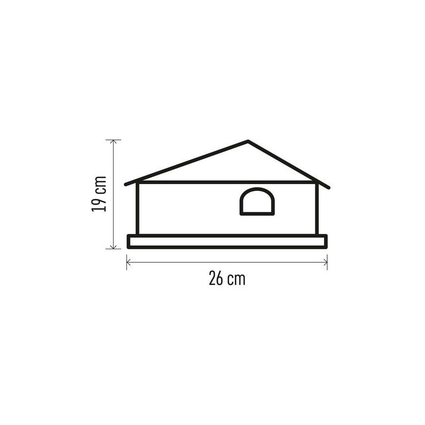 Светодиодное рождественское украшение 5xLED/3xAA